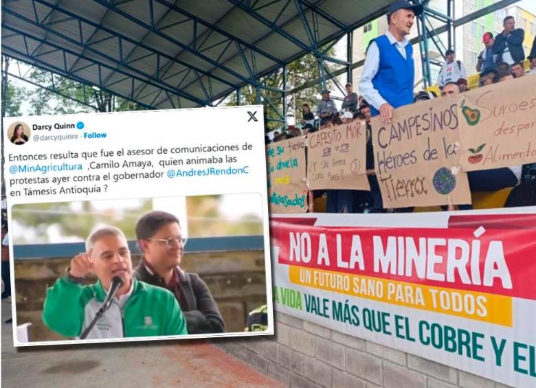 La controversia ocurrió durante una audiencia pública realizada el pasado miércoles 5 de febrero en Támesis, Antioquia. FOTOS: Julio César Herrera y Cortesía