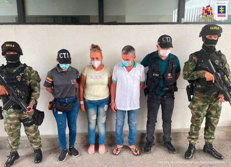 La Fiscalía les imputó los delitos de tráfico, fabricación o porte de estupefacientes; y concierto para delinquir con fines de narcotráfico. FOTO: CORTESÍA DE FISCALÍA.