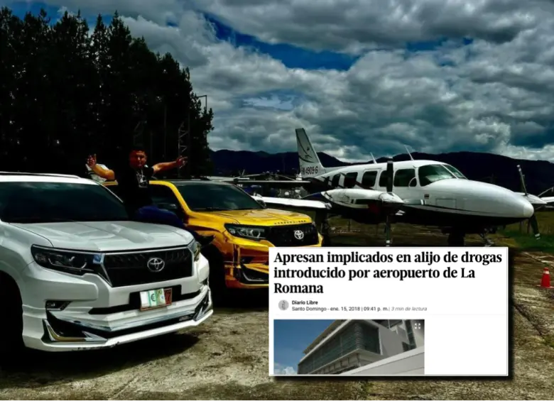 El avión de la imagen aparece en archivos de prensa por un caso de narcotráfico en República Dominicana. FOTOS: Cortesía