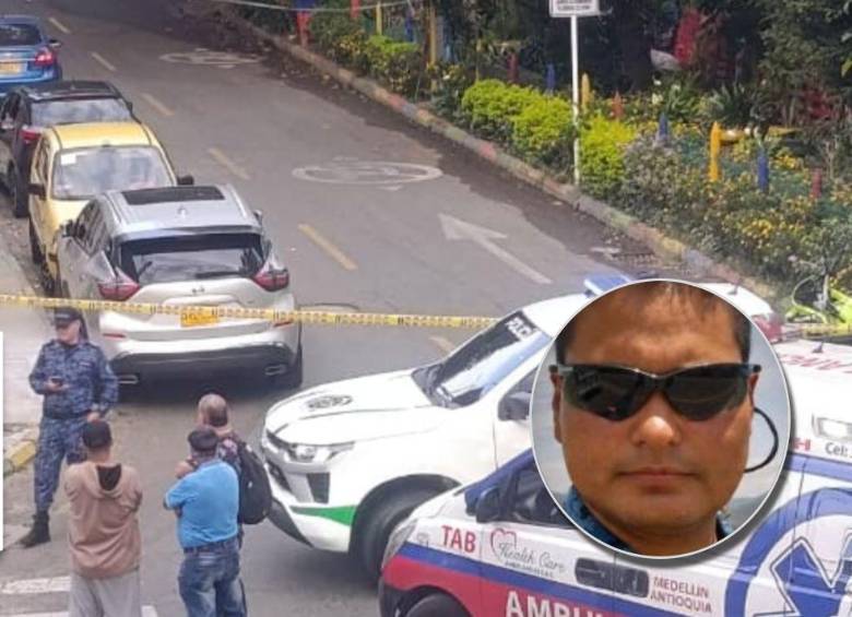 En la calle principal que conduce a la cárcel La Paz, de Itagüí, ocurrió el asesinato del guardián Wilber Martínez Sana. FOTO: CORTESÍA