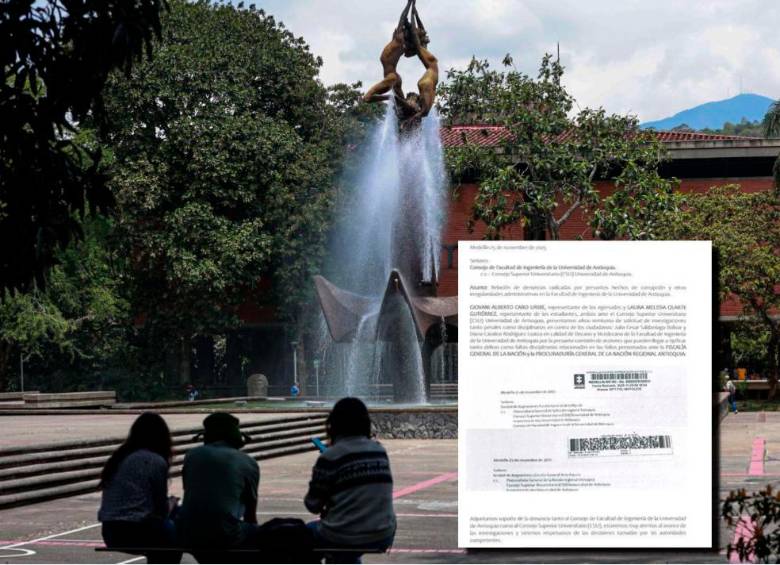 En la Universidad de Antioquia piden revisar unos contratos firmados en la Facultad de Ingeniería. FOTO Manuel Saldarriaga