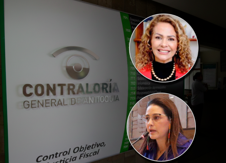 Arriba, la secretaria Rosa María Acevedo, abajo, la excontralora de Antioquia, Enedith del Carmen González. FOTOS: Archivo y Cortesía