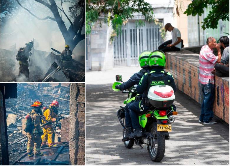 En el Parque Bicentenario había un operativo planeado para el 7 de mayo y dos días después ocurrió un incendio. FOTO Cortesía y Esneyder Gutiérrez
