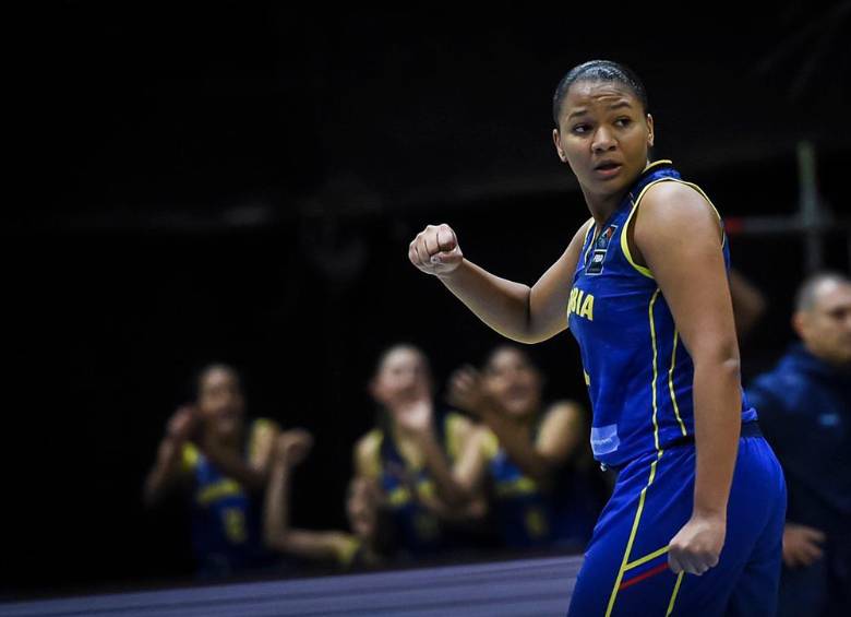 María Salguedo, figura de Colombia. FOTO cortesía fiba