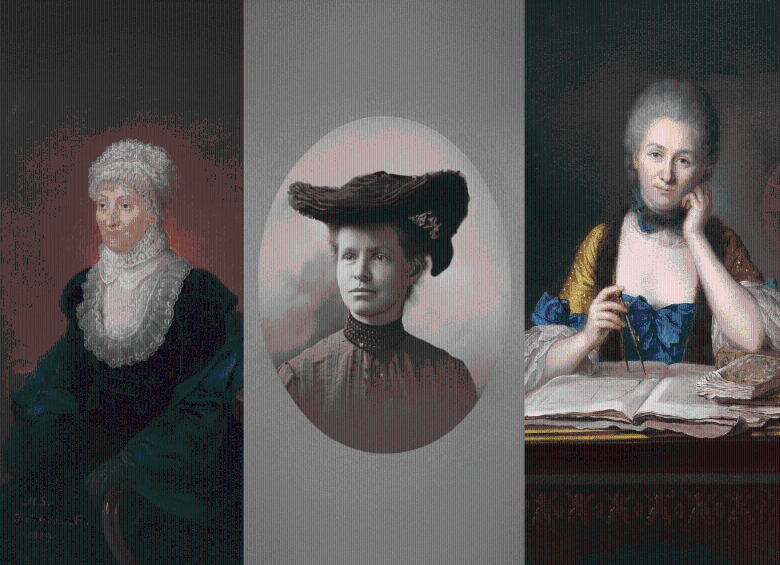 Caroline Herschel, Nettie Stevens y Émilie du Châtelet, pioneras en la historia de la ciencia mundial. FOTO Agencia Sinc