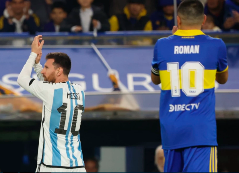 Messi jugó junto a Riquelme en el Mundial de Alemania-2006 y los Juegos Olímpicos de Pekín-2008. FOTO TWITTER @BocaJrsOficial