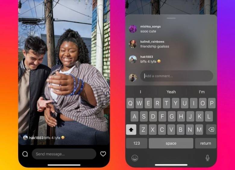 Instagram incorpora comentarios visibles en las Historias FOTO META