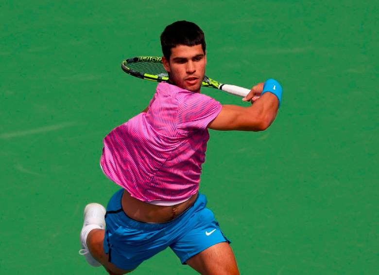 Carlos Alcaraz es actualmente el número 2 del escalafón mundial del tenis. FOTO X-ALCARAZ