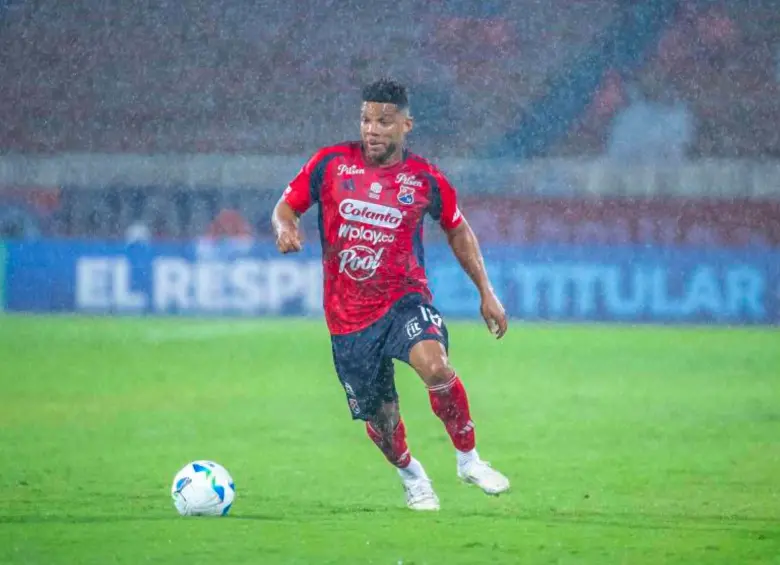 Frank Fabra, jugador del Independiente Medellín que se prepara para recibir la visita de Estudiantes de la Plata en el Atanasio Girardot por el arranque de la fase de grupos de la Copa Libertadores. FOTO JUAN ANTONIO SÁNCHEZ 