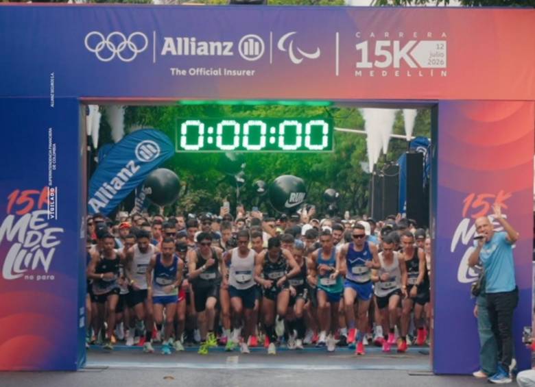Carrera Allianz 15K Medellín 2026. Foto: cortesía