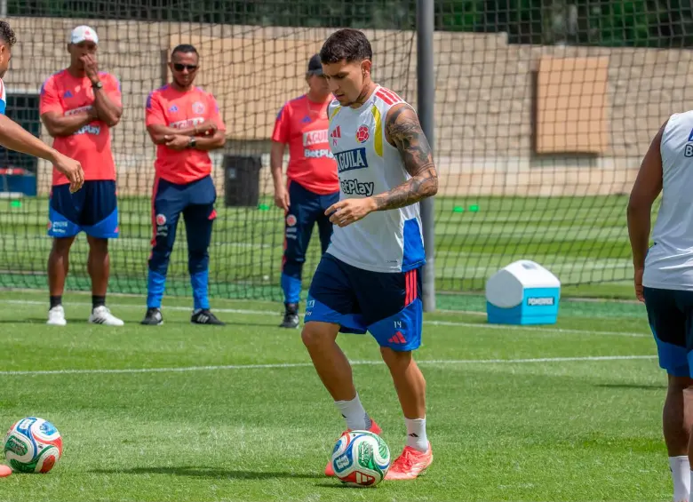 Gustavo Puerta se ha venido ganando un lugar entre los titulares de la Selección Colombia. FOTO JUAN ANTONIO SÁNCHEZ