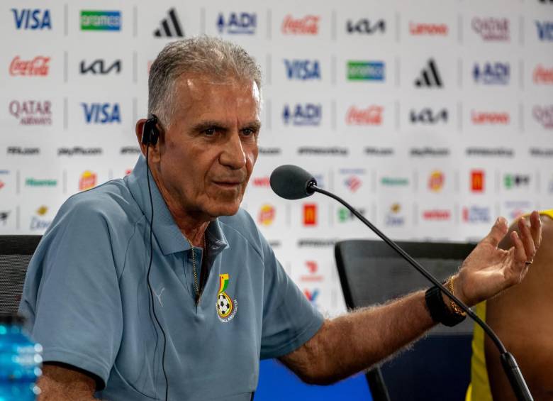 El entrenador portugués Carlos Queiroz. FOTO: JUAN ANTONIO SÁNCHEZ / EL COLOMBIANO