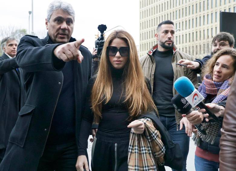 La cantante esta semana en el Juzgado de primera instancia y familia número 18 de Barcelona el acuerdo sobre la custodia de los dos hijos que comparte con Gerard Piqué. FOTO: EFE