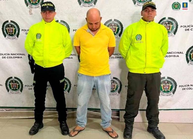 Vladimir José Rojas, presunto asesino de su pareja, María Angélica Valencia. FOTO: CORTESÍA FISCALÍA