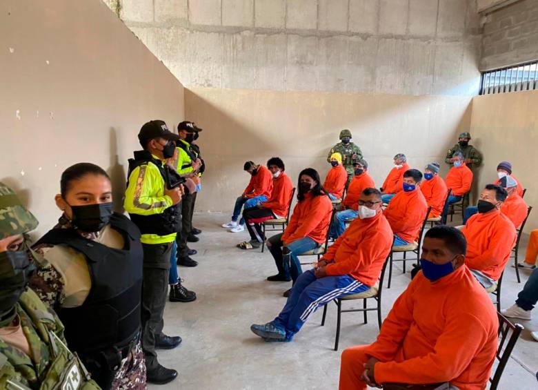 Desde 2020, más de 400 presos han muerto en medio de estas masacres en distintos centros carcelarios de Ecuador. FOTO POLICÍA ECUADOR