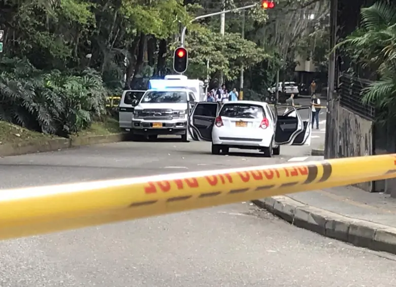 Fotografía de referencia de un homicidio en la comuna Belén de Medellín. Foto: Laura Rosa Jiménez Valencia.