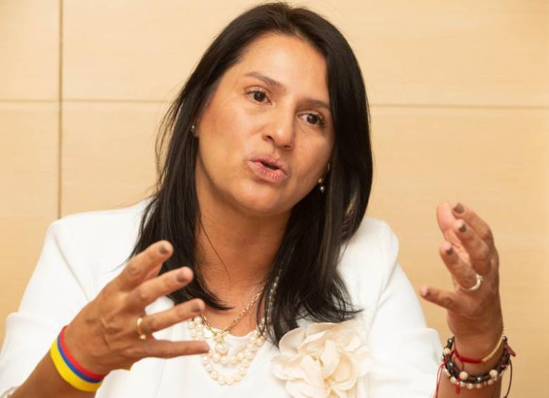 Paola Holguín es una de las antioqueña en el gabinete de Abelardo de la Espriella. FOTO colprensa