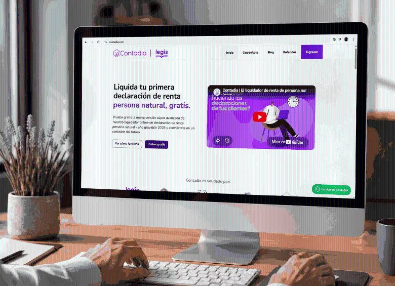 La startup antioqueña espera superar las 500.000 declaraciones de renta gestionadas este año, impulsada por la digitalización de los procesos contables. FOTO: CORTESÍA
