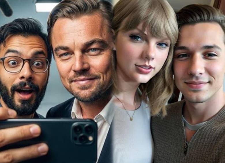 Estos videos generados con IA permiten crear escenas hiperrealistas con celebridades, lo que se ha vuelto una tendencia viral. FOTOS tomadas de TikTok