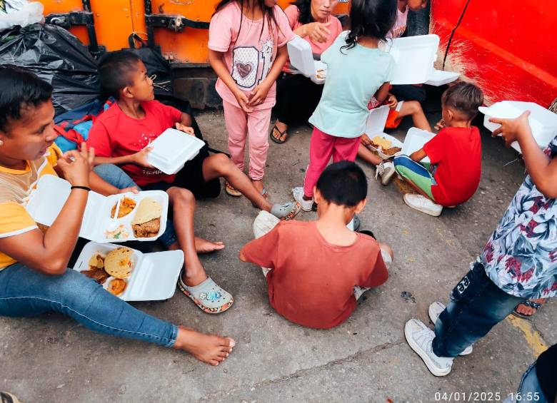 Entre los desplazados hay alrededor de 40 niños, lo cual implica que requieren una atención especial para restituirles sus derechos. FOTO CORTESÍA