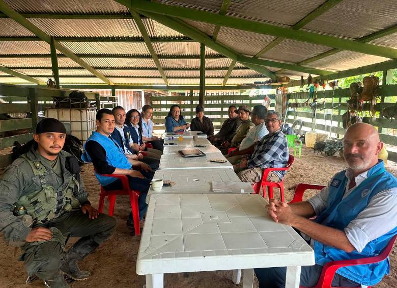 La reunión de las partes ocurrió en el departamento del Caquetá. FOTO CORTESÍA 