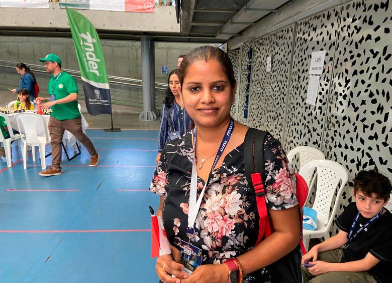 Monalisa, una de las madres del torneo. FOTO: Juan Andrés Jiménez Galvis