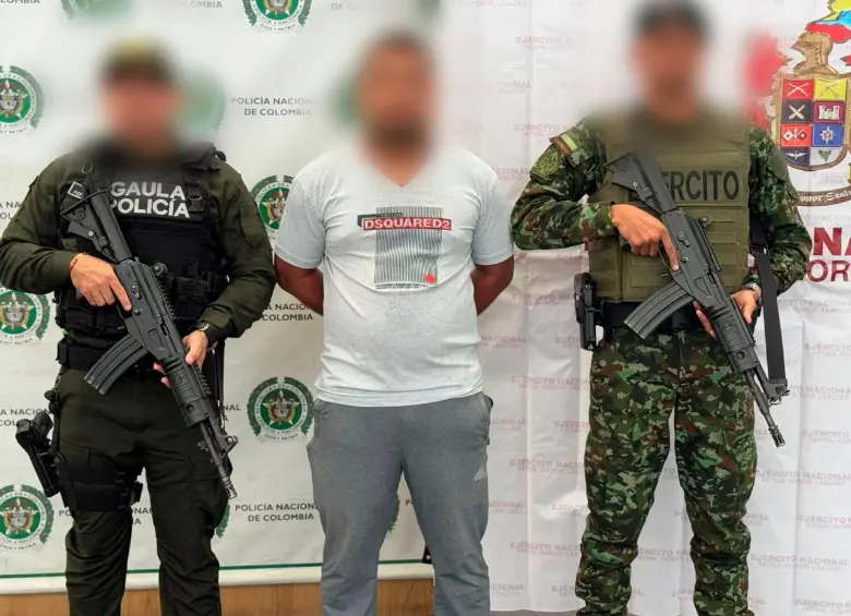 Alias Caravana estaba encargado de la operacion logística del Clan del Golfo. FOTO CORTESÍA EJÉRCITO NACIONAL. 