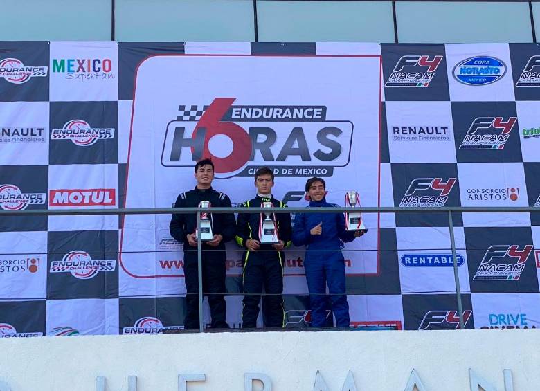 Debut victorioso del antioqueño Pedro Juan Moreno en la Fórmula-4 de México
