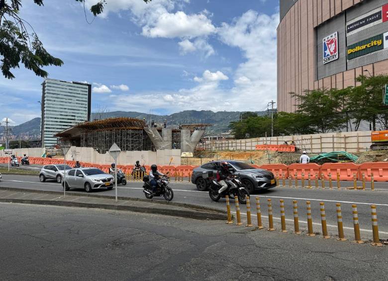 Intercambio vial de la avenida Las Vegas con calle 50 Sur, entre Envigado-Sabaneta. Foto: Cortesía. 