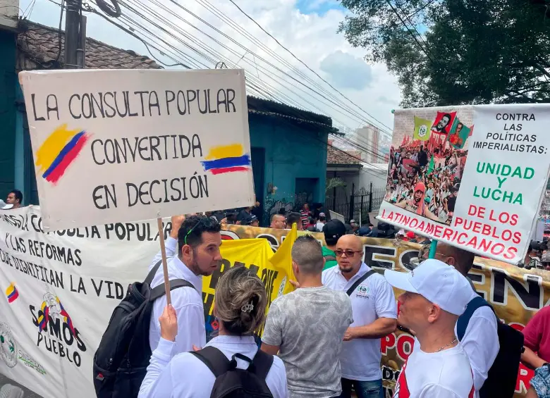 Dos marchas se llevarán a cabo en Medellín este 1 de mayo. Una de ellas partirá del parque Obrero de Boston. FOTO: Manuel Saldarriaga