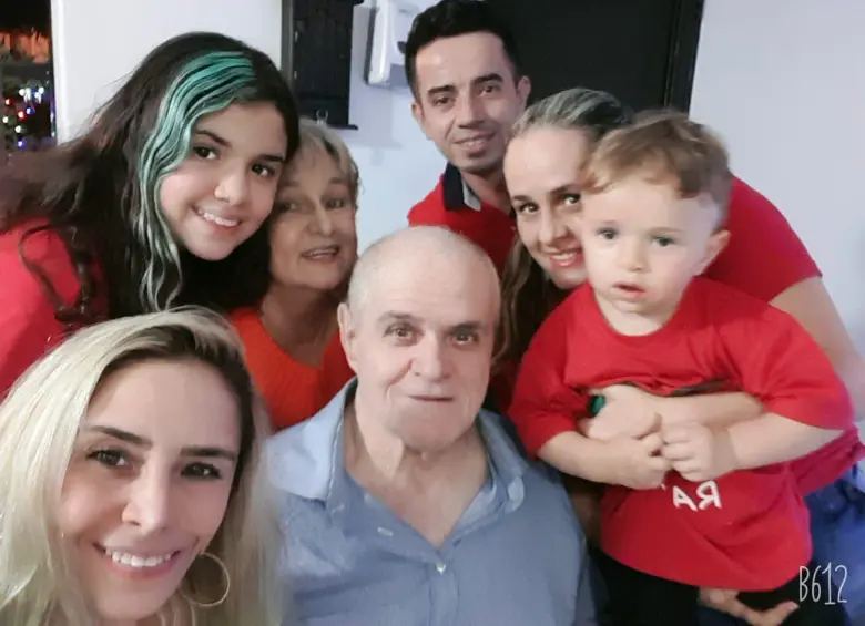 Esta es la familia de Juan Guillermo. FOTO: Cortesía