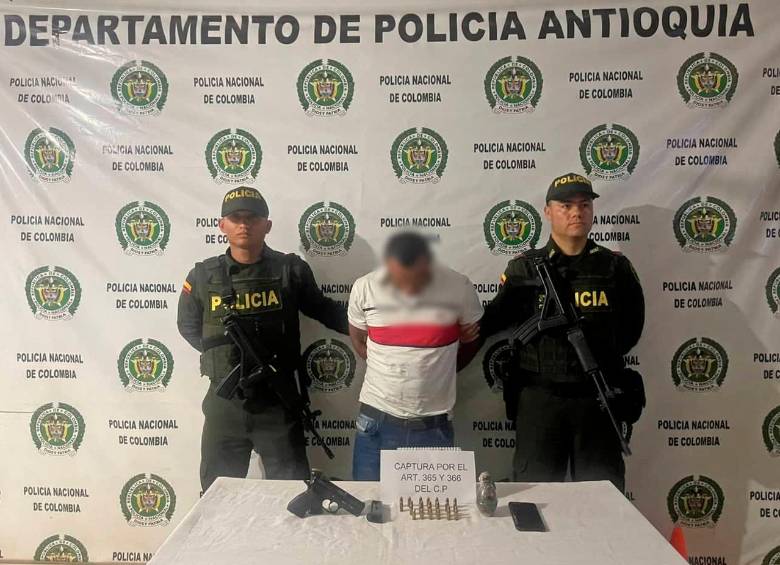 A “El Soldo” se le acusa del homicidio de dos policías en el corregimiento San Félix, de Bello. FOTO: CORTESÍA