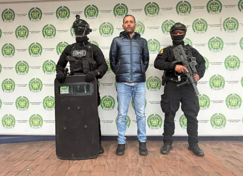 La operación para detener a Giuseppe Palermo, alias Peppe, fue realizada por la Policía Nacional en coordinación con Europol y las autoridades del Reino Unido e Italia. FOTO: Policía