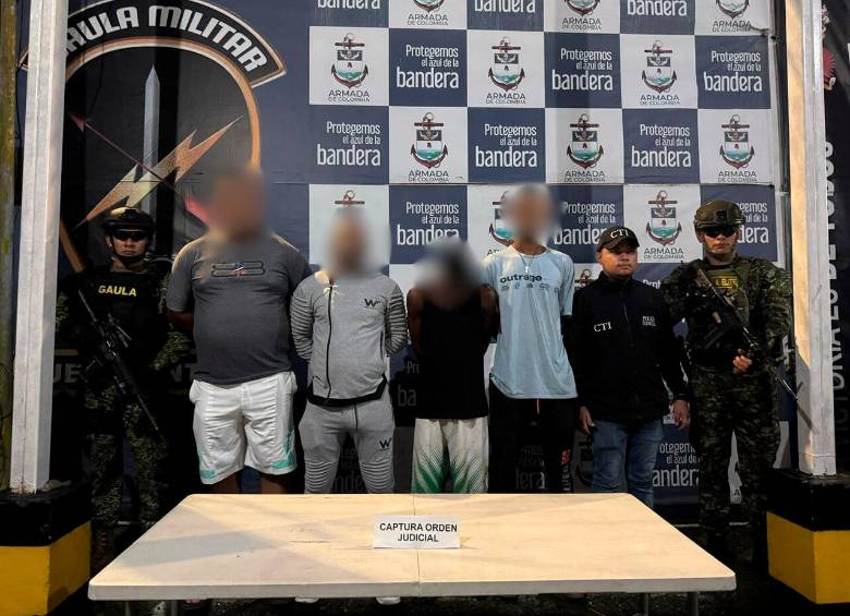 El operativo fue realizado en conjunto por la Armada Nacional y la Fiscalía. FOTO CORTESÍA 