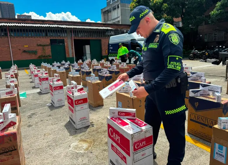 Parte del material incautado por las autoridades en el operativo contra el contrabando. FOTO: Cortesía