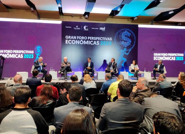 En Bogotá avanza el Gran Foro de Perspectivas Económicas 2023 de El Colombiano y Valora Analitik.. FOTO EL COLOMBIANO