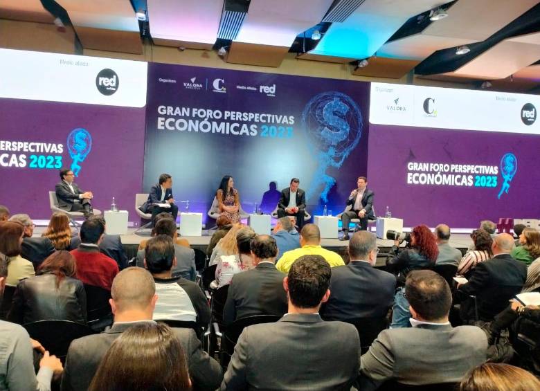 Las afirmaciones se dieron en el panel Mirada Económica a las Regiones. Foto: EL COLOMBIANO