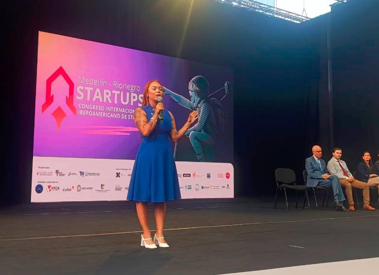 Laura Suárez es la directora del Congreso Iberoamericano de Startups en Medellín. FOTO EL COLOMBIANO