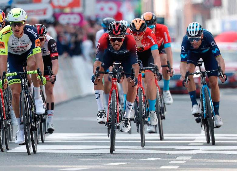 El campeón Nacional, Daniel Felipe Martínez será el primer colombiano en acción en la primera etapa del Tour de Francia. FOTO TOMADA @@danifmartinez96