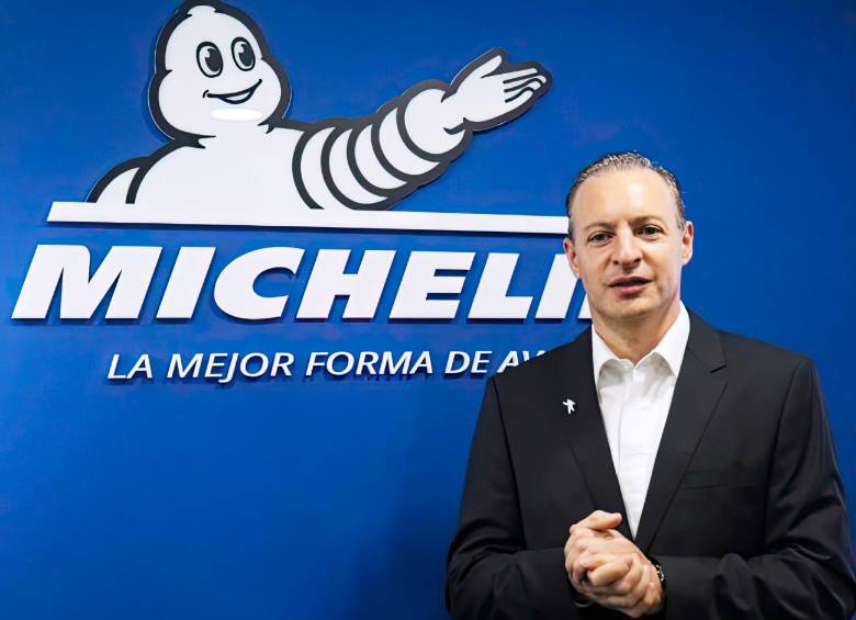 Walter Ugozzoli, presidente de Michelin Colombia, destacó la presencia de su marca en todas las categorías en Colombia. FOTO CORTESÍA