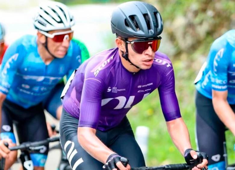 Camilo Ardila buscará hoy quedarse con el título, en élite, de la Clásica de Marinilla. FOTO cortesía nu colombia