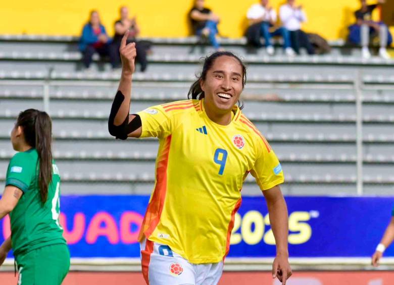 La delantera Mayra Ramírez es una de las figuras que tiene la Selección Colombia femenina en la Copa América en Ecuador. FOTO CORTESÍA FCF 
