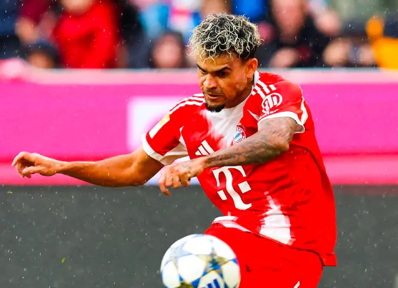 Luis Díaz, la nueva figura del fútbol de Alemania. FOTO X-BAYERN MUNICH