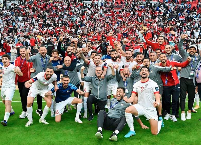 La Selección Siria ocupa el puesto 91 en el escalafón FIFA. FOTO @syrian.national.team