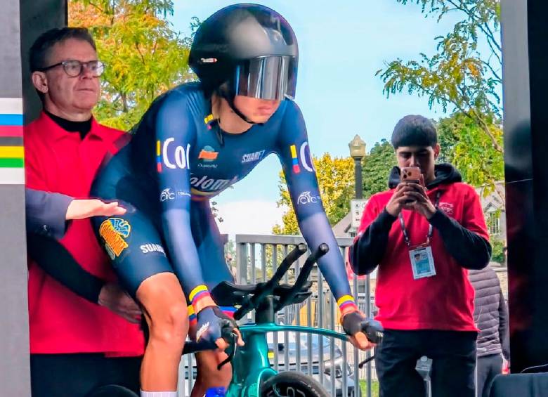 Robert Plazas vuelve a la acción este viernes en el Mundial, en la prueba de ruta sub-23. FOTO: CORTESÍA FEDECICLISMO