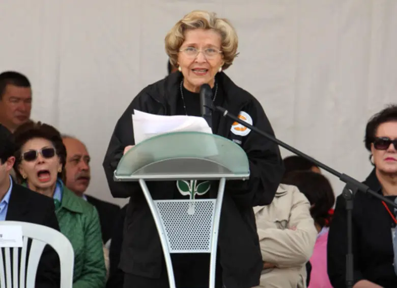 Nydia Quintero fue la fundadora de la Caminata de la Solidaridad por Colombia. Foto: Colprensa
