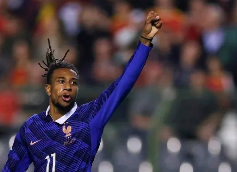 Michael Olise marcó dos de los cuatro goles de Francia en la remontada frente a Bélgica. AFP