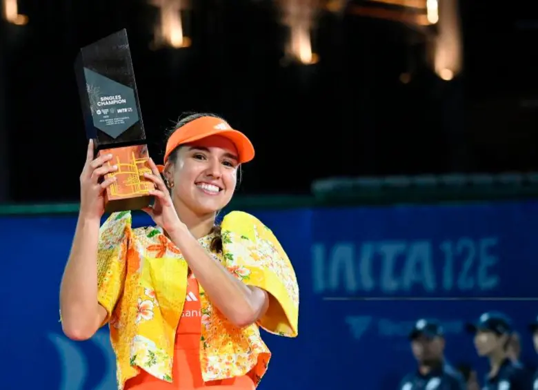 Camila Osorio volvió a ser la número uno de Colombia, tras perder esa posición con Emiliana Arango en septiembre de 2025. FOTO GETTY 