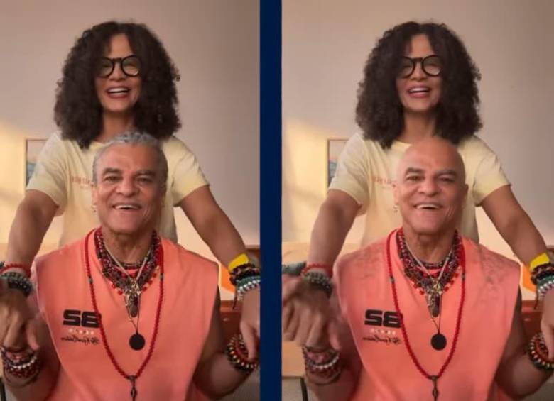 Diego Martínez reveló cómo creó digitalmente el cambio de look del Pibe Valderrama con inteligencia artificial y efectos visuales. FOTO: Instagram-@diego1111.