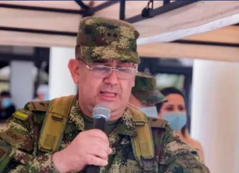 El general Juan Miguel Huertas Herrera, jefe del Comando de Personal del Ejército Nacional. FOTO: CORTESÍA.